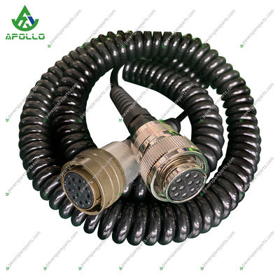 APOLLO 1M Cable For Asphalt Paver CAT-AP655F 11-pin Socket - 10-pin Screw Socket