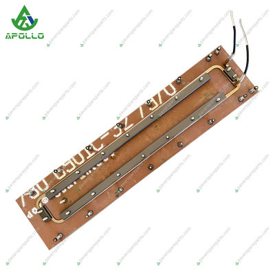 APOLLO VB781 Screed Plate With Heating Rod And Pressure Strip Assembly RM80617210