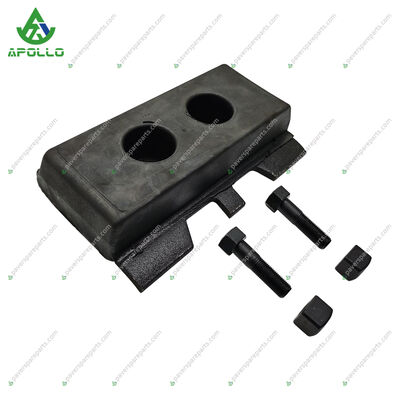 APOLLO Paver Parts Track Shoes  BOMAG PAVER 309950077 RUBBER PADS for BF300C/BF223/BF225 BOMAG PAVER Machine