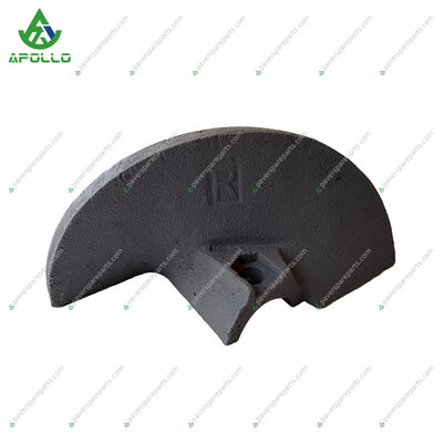 APOLLO Main Engine Blade RIGHT Auger Blade Right Blade For MF31WB Asphalt Pavers