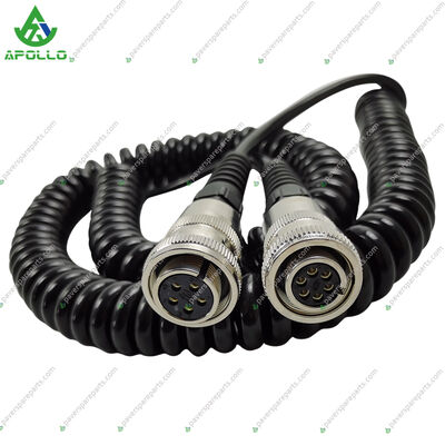 APOLLO Spare Parts Cable 1M Spiral Cable HA90C Level Sensor Cable for  HA90C Asphalt Paver
