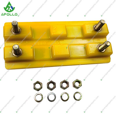 Durable and Reusable Polyurethane Track Pad Shoe for Road Milling Machines