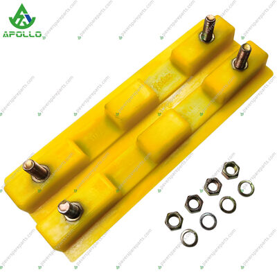 Polyurethane Track Shoe for Road Milling Machine - Durable Walking Pad for Asphalt Paving