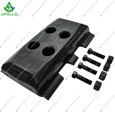 Wear-resistant S1800 S1900 Track Pad 2372467 2028019 Track Shoe 300mm Rubber Track Pad ForAsphalt Paver