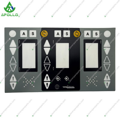 UV-resistant Apollo Sticker Film for Triple-Screen Controller with Precision-cut and Bubble-free Application for Milling Machine W2000 W2100