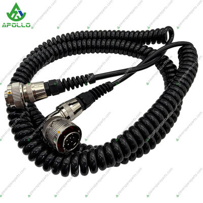 APOLLO 360-6702 Ultrasonic Sensor Cable 1.5M Harness Spiral Cable for AF655F Asphalt Paver