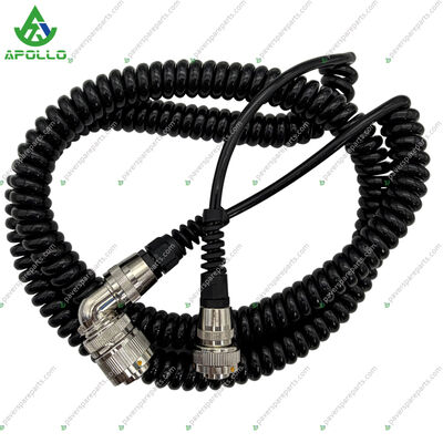 APOLLO Asphalt Paver AF655F Cable 360-6702  Electrical Wire 1.5M Spiral Cable to Connect Ultrasonic Sensor