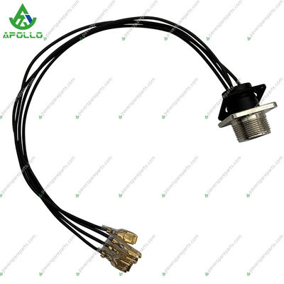 APOLLO RM54426663 6 Pin Data Cable Socket Plug for ABG Paver Screed with Durable Protection and Easy Installation