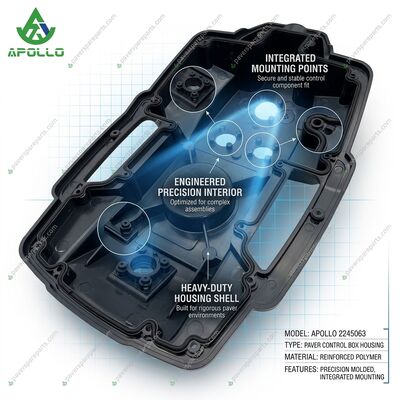 APOLLO 2245063 Base Housing New Model-3 Lower Shell of Side Control Box Paver Service Part