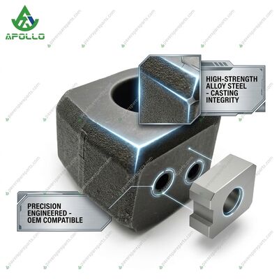 APOLLO 241-4559 263-7082 Road Milling Teeth Holder Good Quality Tool Holder Base Holder