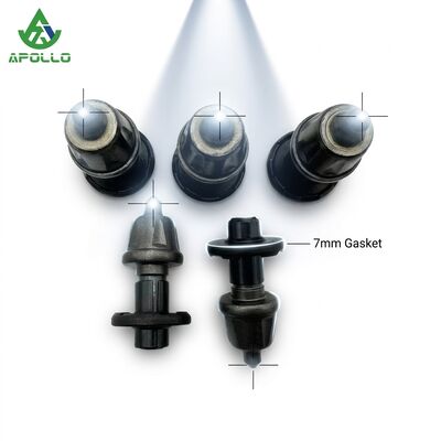 Apollo Milling Pick A6/20 Road Milling Bits 7mm Gasket Strengthened Milling Teeth for Road Milling Machines