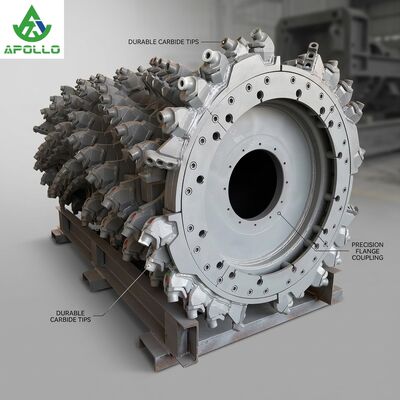 APOLLO 2285592 FB2400 WR240 Milling Drum for Road Asphalt Milling Machine