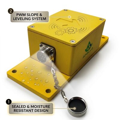 APOLLO 04-20-20010 Ultrasonic Level Sensor Moisture Resistant PWM for Asphalt Paver Leveling
