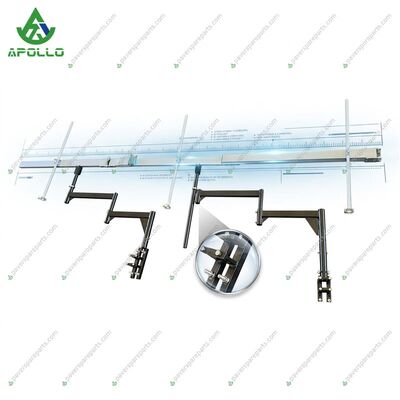 APOLLO Parts ABG Paver Leveling Beam Bracket RM80863194 8M 10M Beam Plate For S1800 Asphalt Paver Sensor