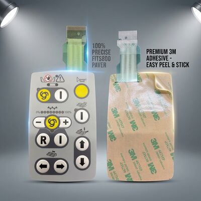APOLLO S800 2304890 Power Controller Panel Film Button Assembly for Asphalt Paver Spare Parts