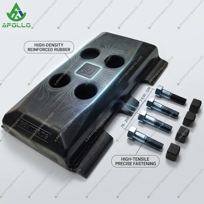 Rubber Track Pad 2372467 Track Shoe For S1800 S1900 Asphalt Paver