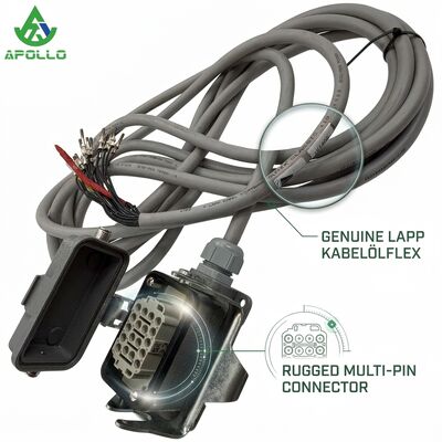 APOLLO 2480135 Screed Connecting Cable Plug Harness Assembly for S1800-3i Asphalt Paver Spare Parts