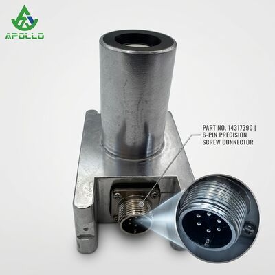 TYP11 Asphalt Paver Leveling Sensor 14317390 6 Pin Screw Thread Connector Grade Slope Control Unit