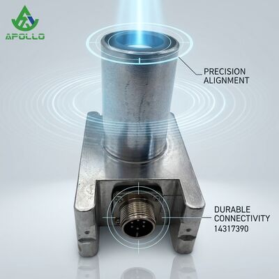 TYP11 Asphalt Paver Leveling Sensor 14317390 6 Pin Screw Thread Connector Grade Slope Control Unit