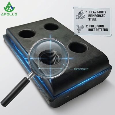 Apollo Rubber Pad S700 S800 Paver Rubber Track Pad 2390756 Steel Reinforced Track Shoe Replacement